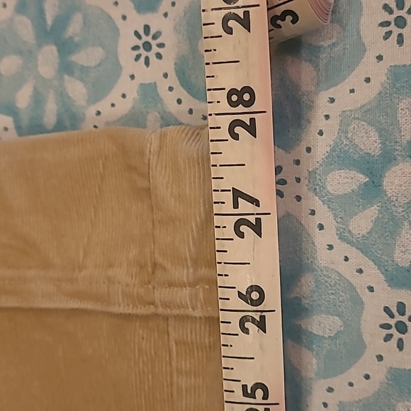 Express Courdory Wide Leg Pants Size 5/6 Short cream/tan - Picture 11 of 12